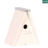 TRUFFAUT BIODIVERSITÉ - Nichoir tente en pin blanc pour mésanges - L.18.5 x l.14 x H.23 cm