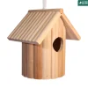 TRUFFAUT BIODIVERSITÉ - Nichoir Bulle en pin pour oiseaux du jardin - L.14 x l.12 x H.16 cm