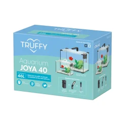 TRUFFY - Aquarium JOYA LED équipé blanc 45.9 litres - L.50,5xP.27,5xH.34,4cm