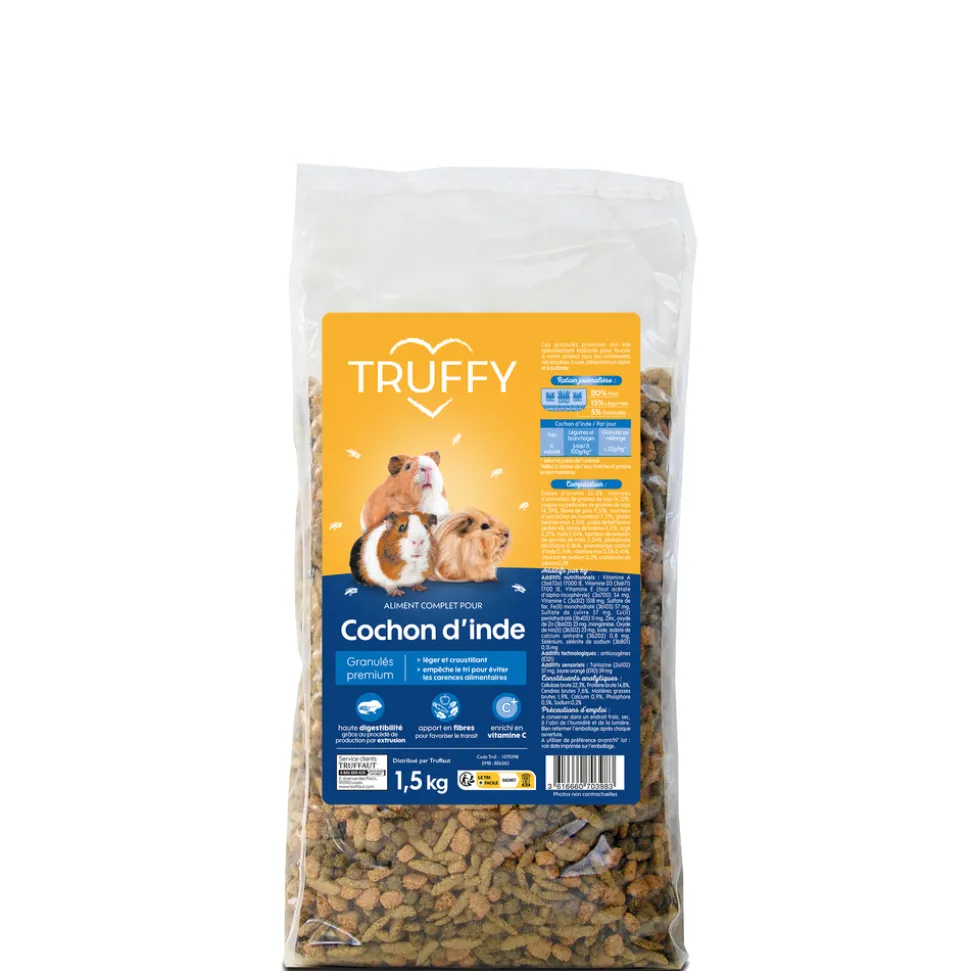 TRUFFY - Granulés Premium pour cochon d'inde 1.5kg