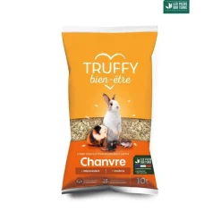 TRUFFY - Litière végétale de chanvre pour rongeurs et lapins Truffy 10 l