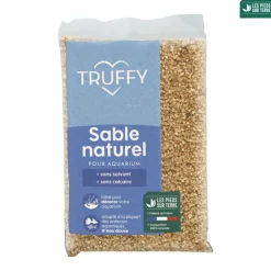 TRUFFY - Sable naturel de rivière pour aquarium d'eau douce Truffy 1kg