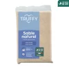 TRUFFY - Sable naturel pour aquarium d'eau douce Truffy blanc fin 5kg