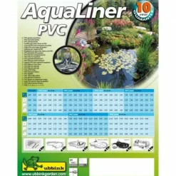 UBBINK - Ubbink bâche d'étang aqualiner 4 x 5 m pvc 0,5 mm 1331950 403734