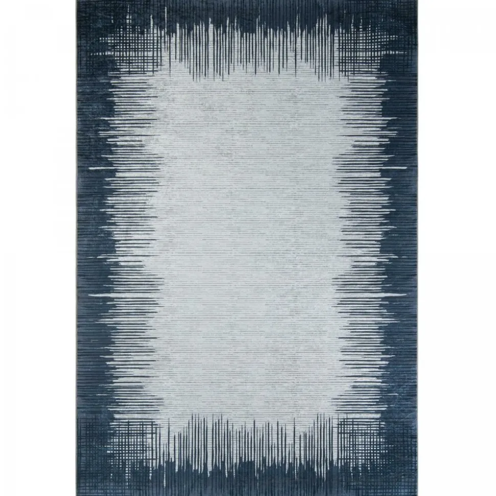 UNAMOURDETAPIS - Tapis de cuisine 80x120 lyn11 flona noir, facile d'entretien