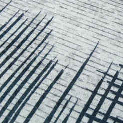 UNAMOURDETAPIS - Tapis de cuisine 80x120 lyn11 flona noir, facile d'entretien