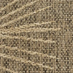 UNAMOURDETAPIS - Tapis extérieur intérieur 60x90 lyn13 reza aspect jute motif feuilles