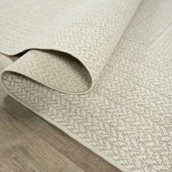 UNAMOURDETAPIS - Tapis extérieur intérieur 200x290 lyn13 rezy aspect jute ton sur ton