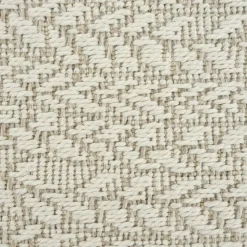 UNAMOURDETAPIS - Tapis extérieur intérieur rond ø120 lyn13 rezy aspect jute motif rond ton sur ton