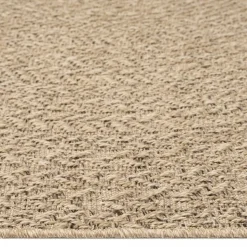 UNAMOURDETAPIS - Tapis extérieur intérieur 120x170 lyn13 rezy aspect jute motif rond ton sur ton