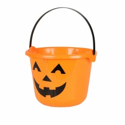 URBAN LIVING - Décoration d'halloween - seau à bonbons citrouille - orange