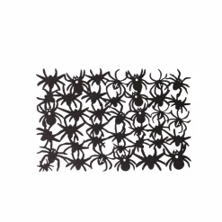 URBAN LIVING - Décoration d'halloween - set de table araignées - noir