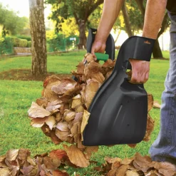 VELLEMAN - Ramasse feuilles manuel par deux avec 2 sacs de jardin multifonctions - polypropylène - 100 l