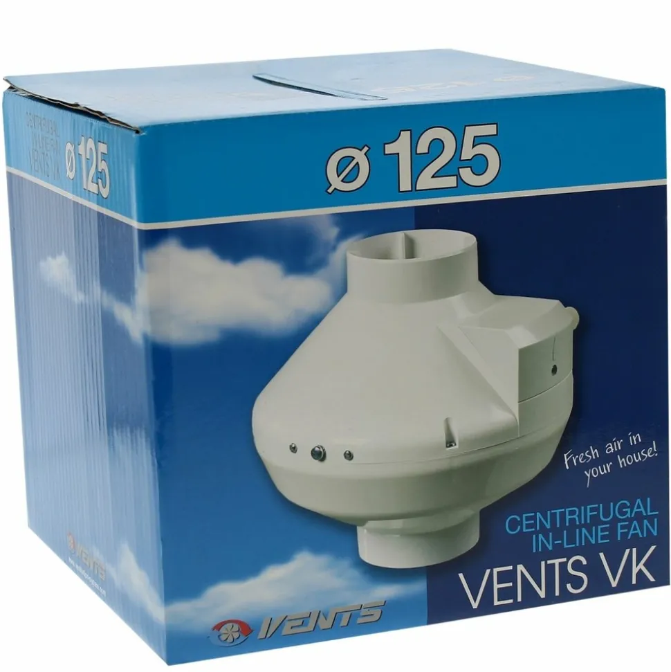 VENTS - Extracteur d'air vk 125 - 355m3/h