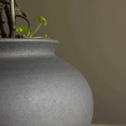 VENTURE HOME - Vase en grès rellis 11x18 cm