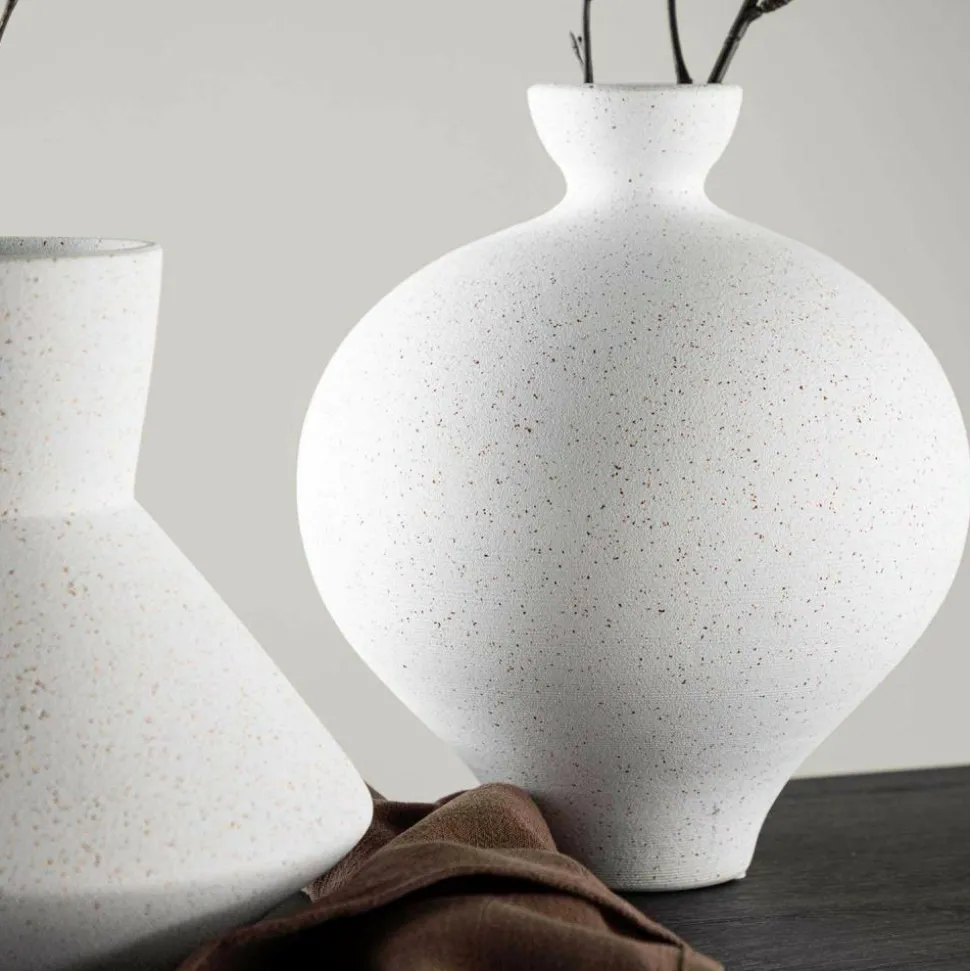 VENTURE HOME - Vase en grès rellis 6x24 cm