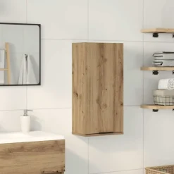 VIDAXL - Armoire de salle de bain murale chêne artisanal 32x20x67 cm