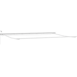 VIDAXL - Auvent rétractable orange, brun 600 × 350 cm tissu, métal