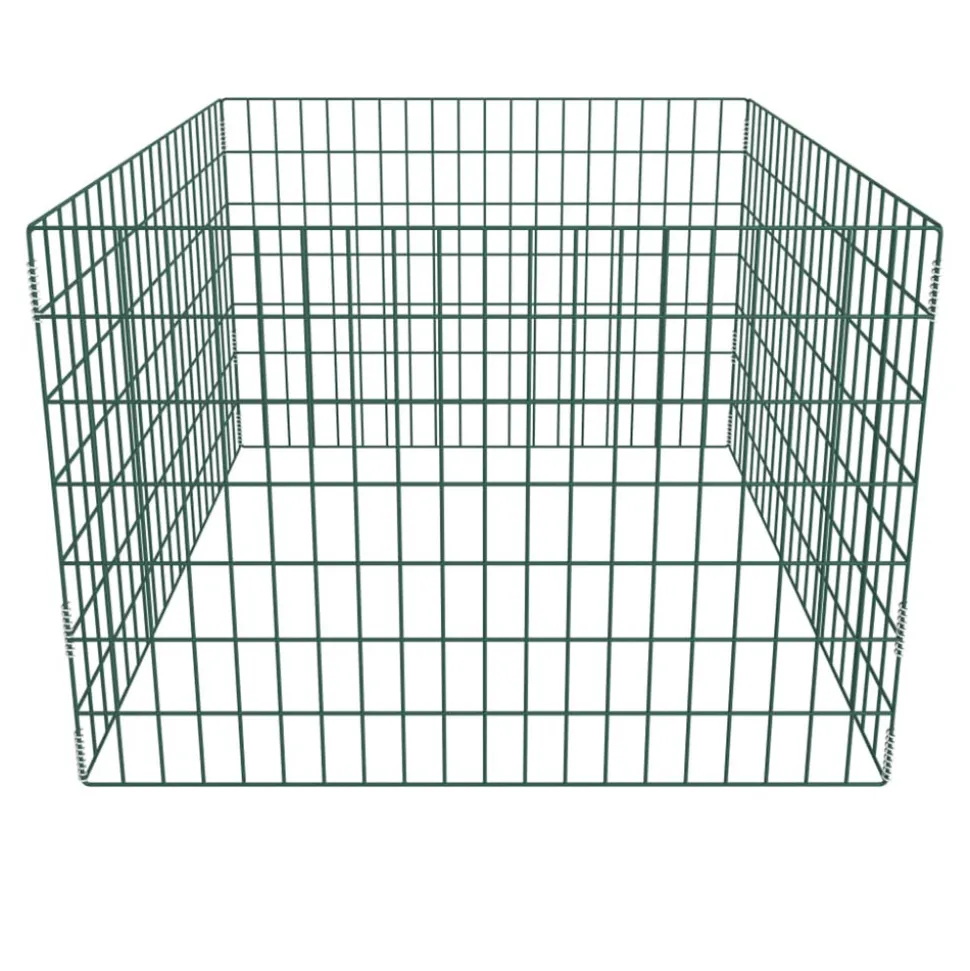 VIDAXL - Bac à compost carré en maille de jardin 100 x 100 x 70 cm