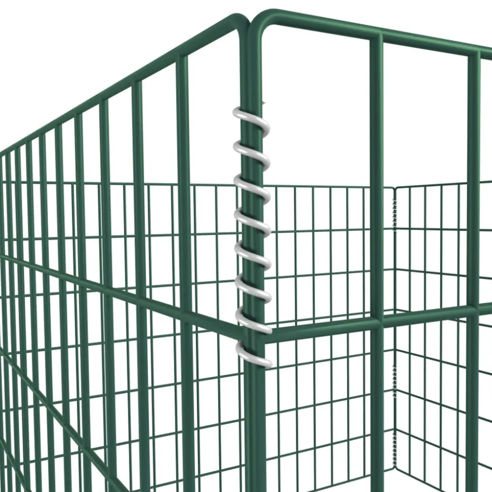 VIDAXL - Bac à compost carré en maille de jardin 100 x 100 x 70 cm