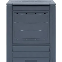 VIDAXL - Bac à compost de jardin gris 60x60x73 cm 260 l