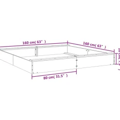 VIDAXL - Bac à sable avec sièges blanc carré bois de pin massif