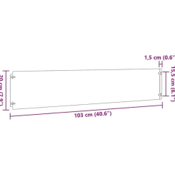 VIDAXL - Bordures de pelouse 10 pcs 20x103 cm acier corten flexible