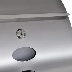 VIDAXL - Boîte à lettre sur support en acier inoxydable