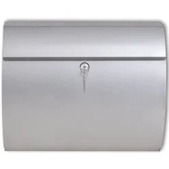 VIDAXL - Boîte aux lettres en acier inoxydable