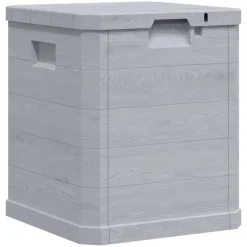 VIDAXL - Boîte de rangement de jardin 90 l gris clair