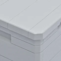 VIDAXL - Boîte de rangement de jardin 90 l gris clair