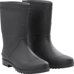 VIDAXL - Bottes de pluie noir taille 45 pvc