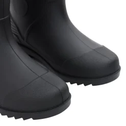 VIDAXL - Bottes de pluie noir taille 43 pvc