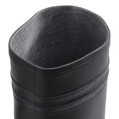 VIDAXL - Bottes de pluie noir taille 42 pvc