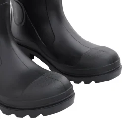VIDAXL - Bottes de pluie noir taille 42 pvc