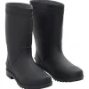 VIDAXL - Bottes de pluie noir taille 41 pvc