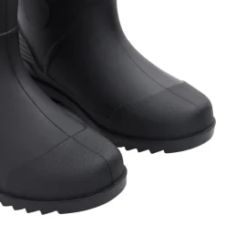 VIDAXL - Bottes de pluie noir taille 41 pvc