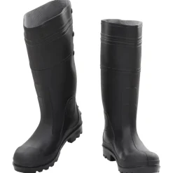 VIDAXL - Bottes de pluie noir taille 40 pvc