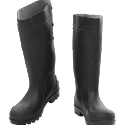 VIDAXL - Bottes de pluie noir taille 38 pvc