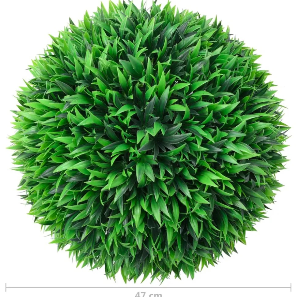 VIDAXL - Boules de buis artificielles 2 pcs 47 cm