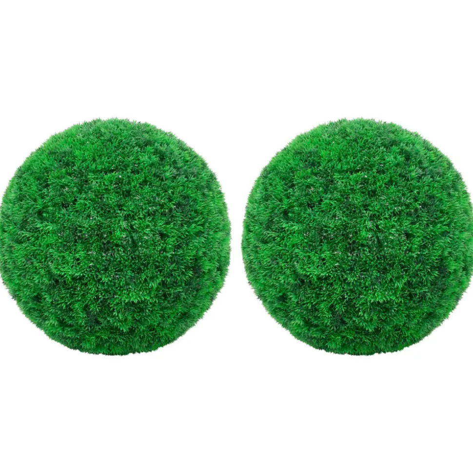 VIDAXL - Boules de buis artificielles 2 pcs 35 cm