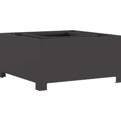 VIDAXL - Braise noir 60 x 60 x 30 cm acier laminé à froid