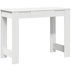 VIDAXL - Bureau blanc 100x45x75 cm bois d'ingénierie