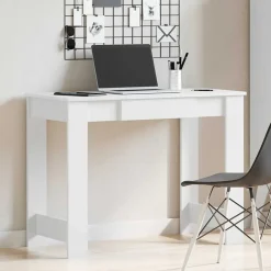 VIDAXL - Bureau blanc 100x45x75 cm bois d'ingénierie