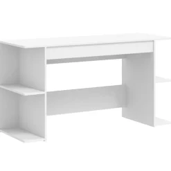 VIDAXL - Bureau blanc 140x50x75 cm bois d'ingénierie