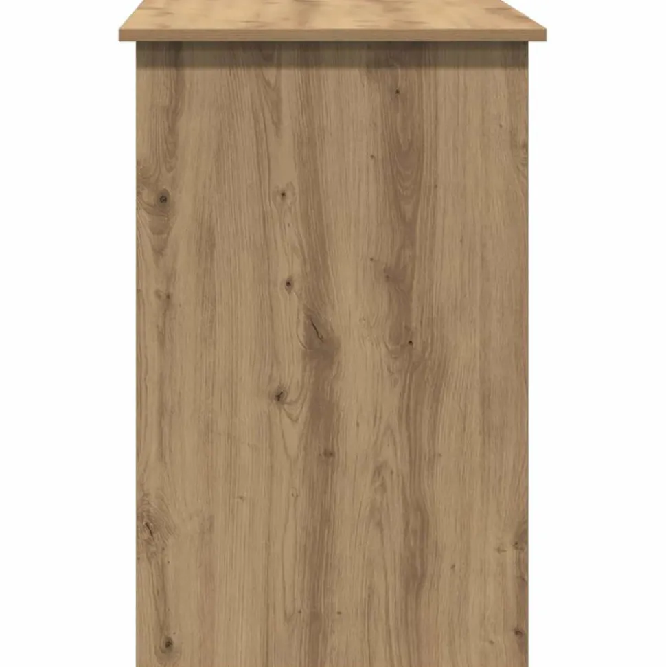 VIDAXL - Bureau chêne artisanal 100x50x76 cm bois d'ingénierie