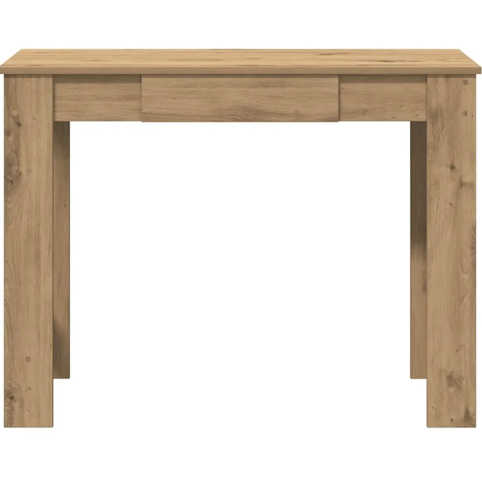 VIDAXL - Bureau chêne artisanal 100x45x75 cm bois d'ingénierie