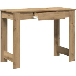VIDAXL - Bureau chêne artisanal 100x45x75 cm bois d'ingénierie