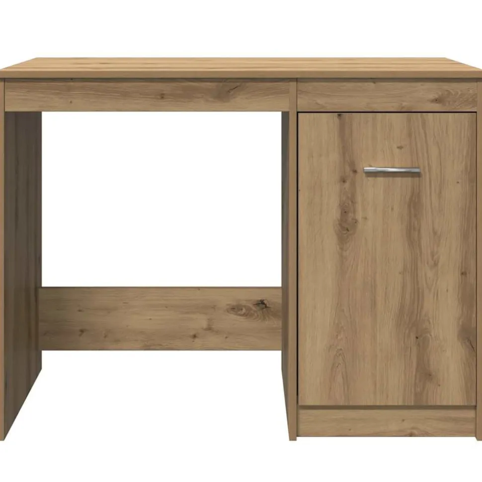 VIDAXL - Bureau chêne artisanal 100x50x76 cm bois d'ingénierie