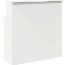VIDAXL - Bureau de réception blanc 100x50x103,5 cm bois d'ingénierie